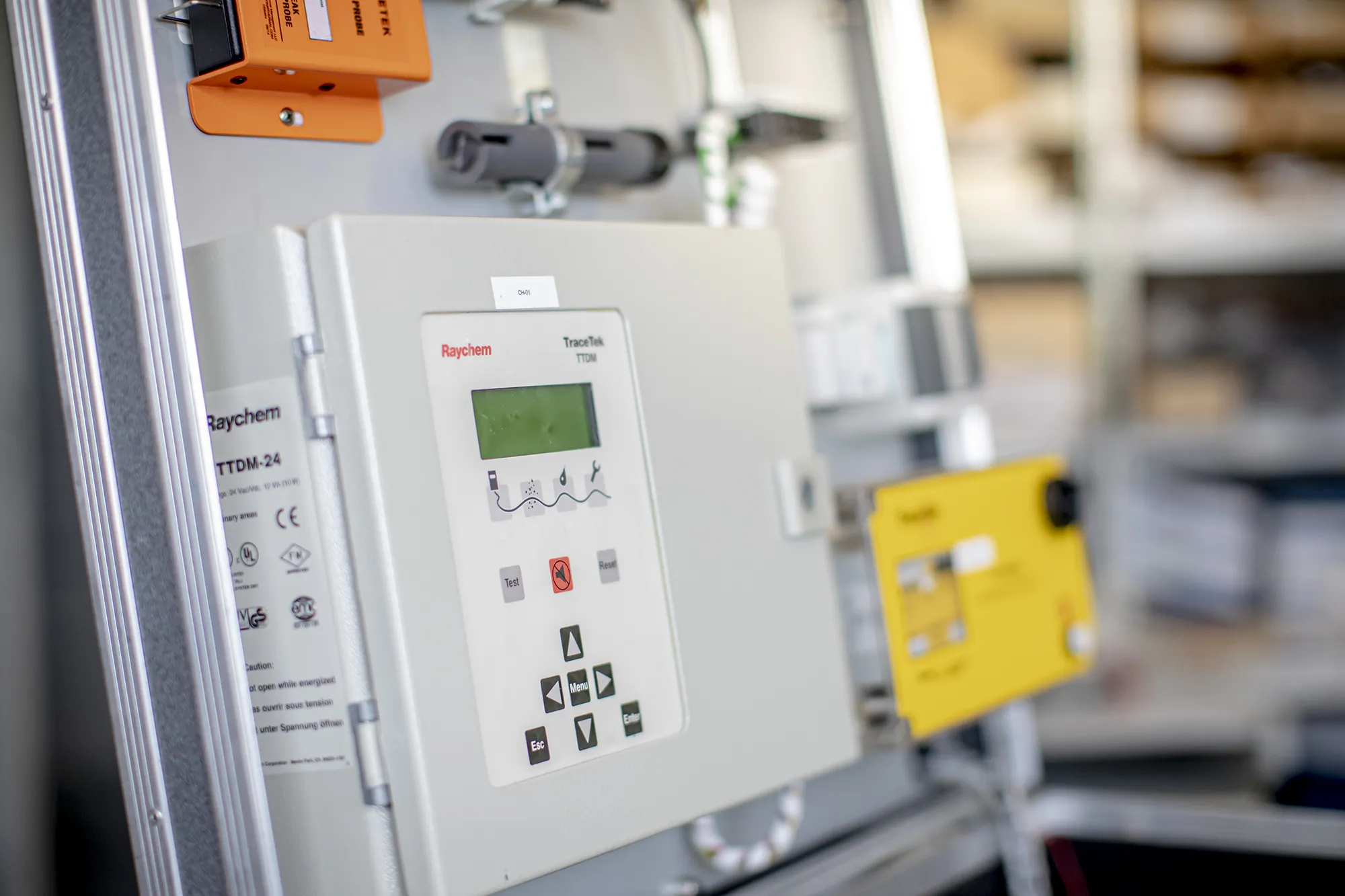 Nahaufnahme eines Schaltschrankes